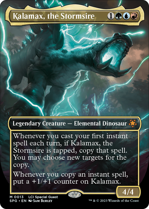 Kalamax, the Stormsire (Borderless) (SPG-013) - Special Guests Foil