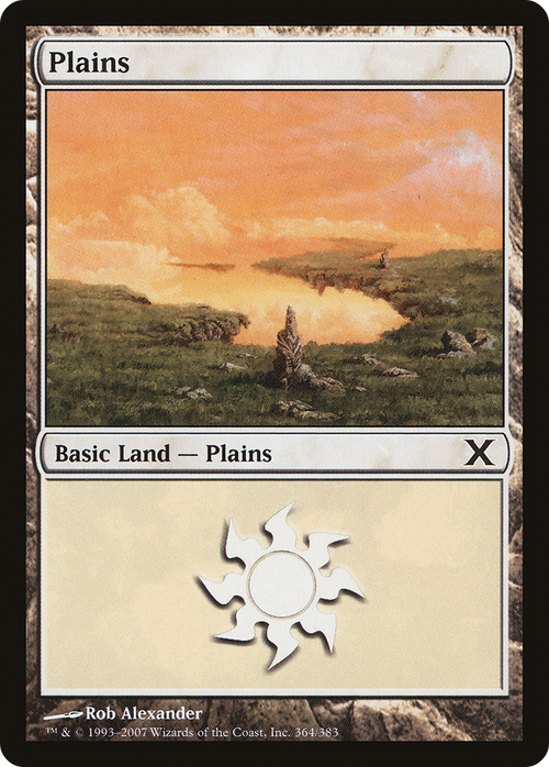 Plains (364) (10E-364) - Tenth Edition Foil