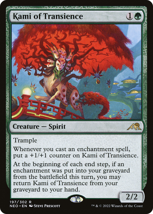 Kami of Transience (NEO-197) - Kamigawa: Neon Dynasty Foil