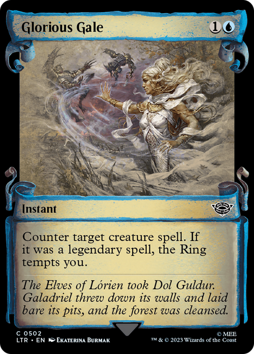 Glorious Gale (Showcase Scrolls) (LTR-502) - The Lord of the Rings: Tales of Middle-earth: (Showcase) Foil