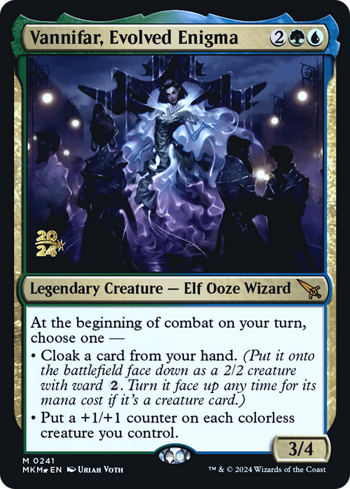 Vannifar, Evolved Enigma (PRE-241) - Murders at Karlov Manor Promos Foil