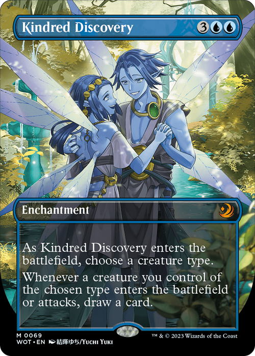 Kindred Discovery (Anime Borderless) (WOT-069) - Wilds of Eldraine: Enchanting Tales