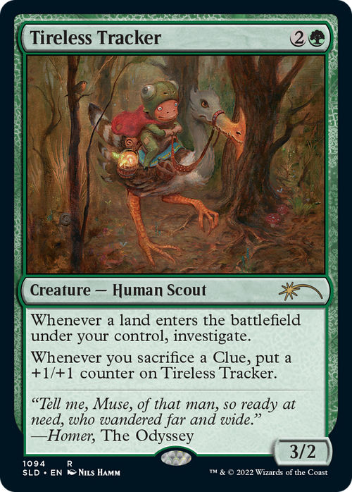 Tireless Tracker (1094) (SLD-1094) - Secret Lair Drop Foil