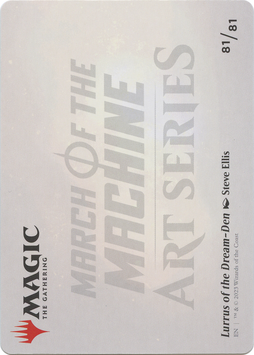 Lurrus of the Dream-Den // Lurrus of the Dream-Den (AMOM-081) - March of the Machine Art Series (Borderless) Foil