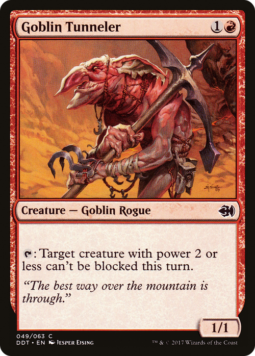 Goblin Tunneler (DDT-049) - Duel Decks: Merfolk vs. Goblins