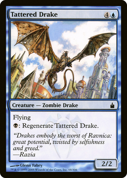 Tattered Drake (RAV-068) - Ravnica: City of Guilds