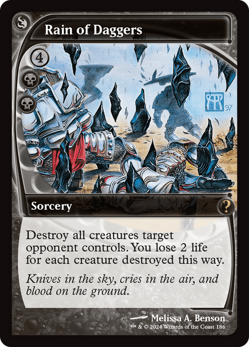 Rain of Daggers (Future Sight) (MB2-186) - Mystery Booster 2 Foil