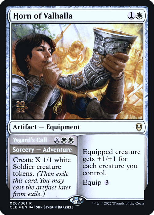 Horn of Valhalla (PRE-026) - Battle for Baldur's Gate Promos Foil