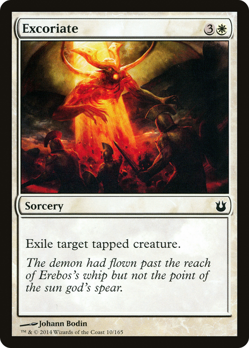 Excoriate (BNG-010) - Born of the Gods Foil