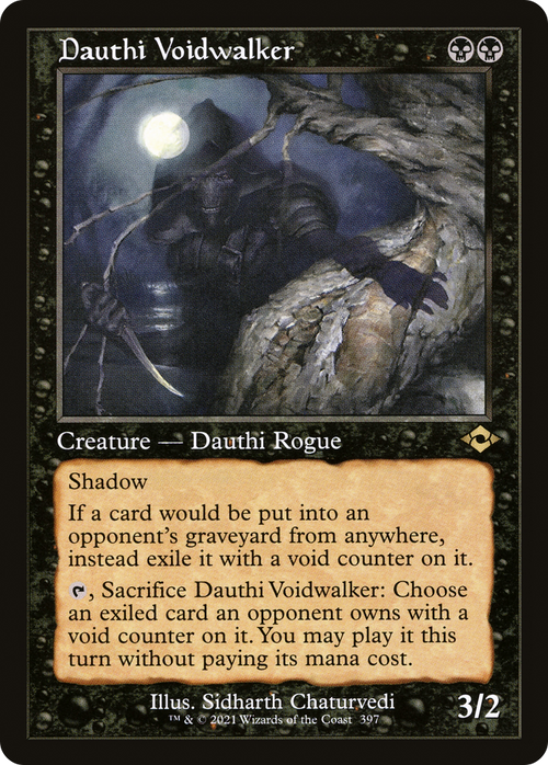 Dauthi Voidwalker (Retro Frame) (MH2-397) - Modern Horizons 2 Etched Foil