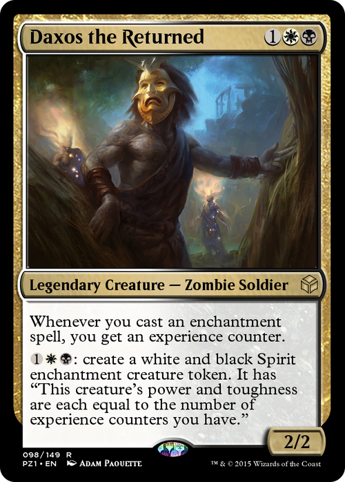 Daxos the Returned (PZ1-098) - Legendary Cube Prize Pack