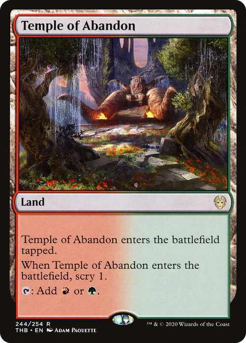 Temple of Abandon (THB-244) - Theros Beyond Death