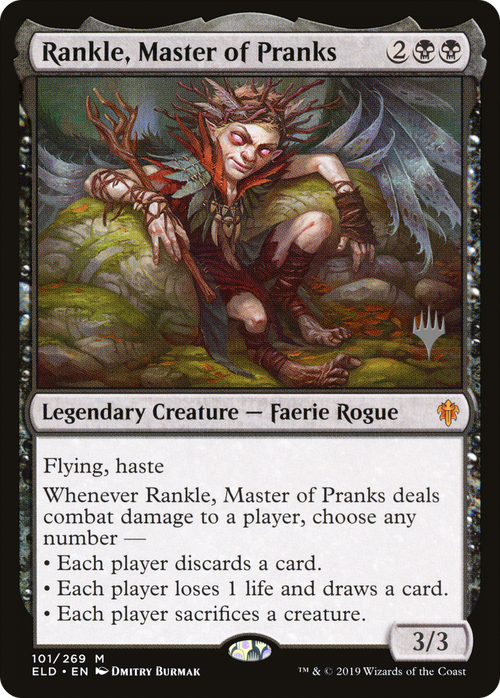 Rankle, Master of Pranks (PPELD-101P) - Throne of Eldraine Promos