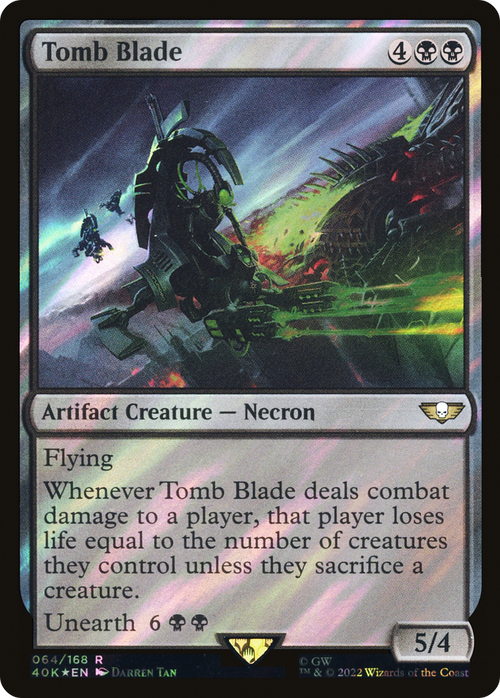 Tomb Blade (Surge Foil) (40K-064) - Warhammer 40,000 Commander Foil