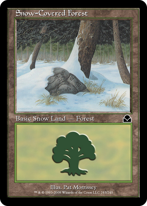 Snow-Covered Forest (ME2-245) - Masters Edition II Foil