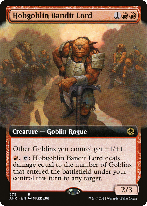 Hobgoblin Bandit Lord (Extended Art) (AFR-379) - Adventures in the Forgotten Realms: (Extended Art) Foil