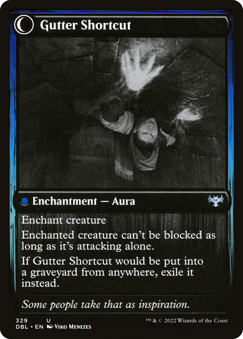 Gutter Skulker (DBL-329) - Innistrad: Double Feature: (Double Faced Transform) Foil