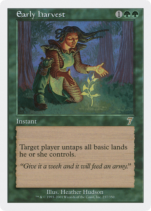 Early Harvest (7ED-237) - 7th Edition Foil