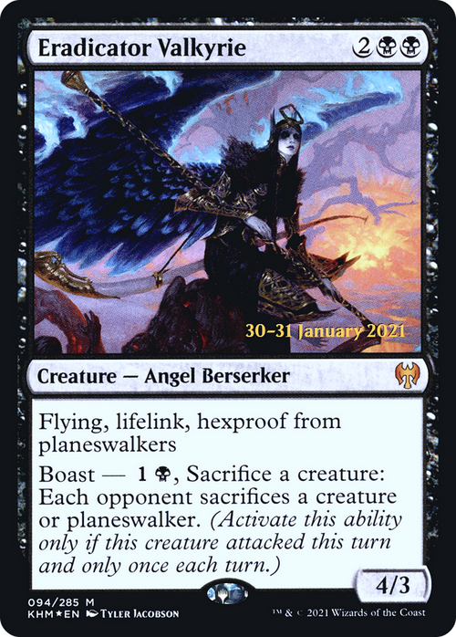 Eradicator Valkyrie (PRE-94S) - Kaldheim Promos Foil