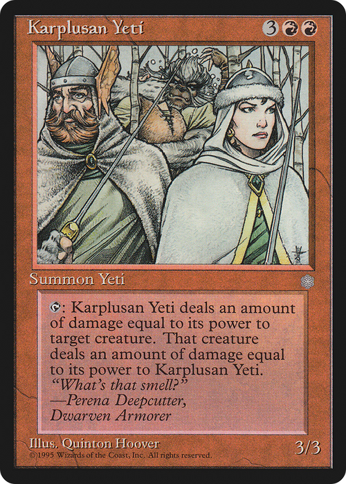 Karplusan Yeti (ICE-) - Ice Age