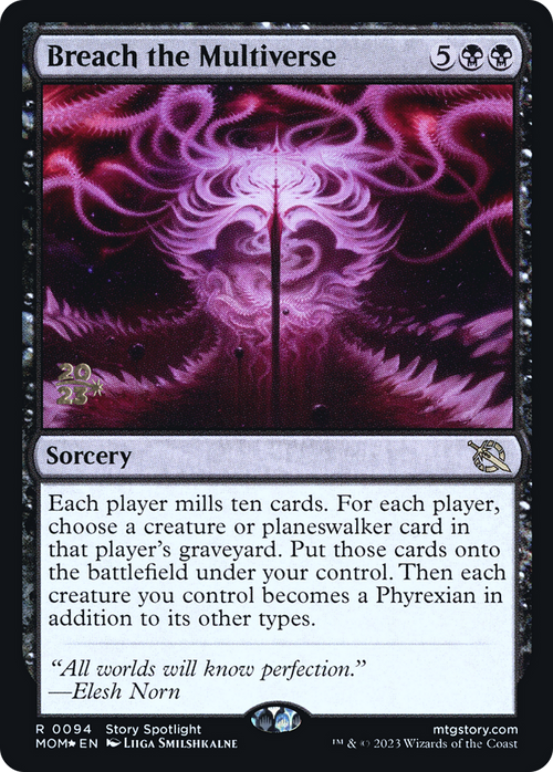 Breach the Multiverse (PRE-094) - March of the Machine Promos Foil
