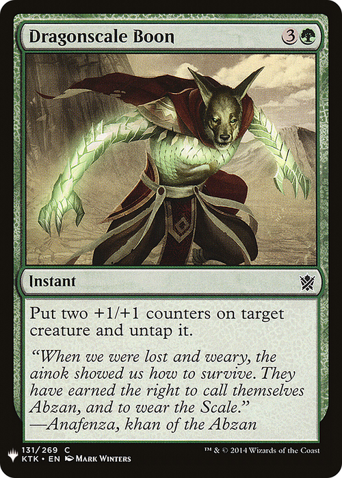 Dragonscale Boon (LIST-KTK-131) - The List