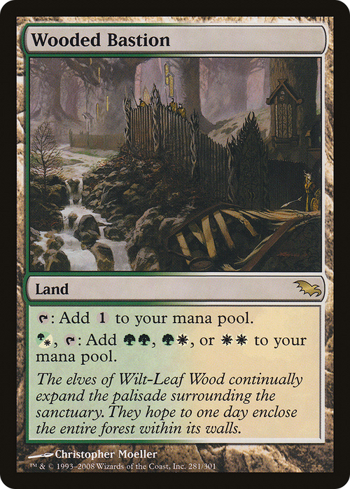 Wooded Bastion (SHM-281) - Shadowmoor