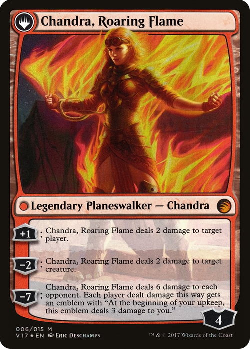 Chandra, Fire of Kaladesh (V17-006) - From the Vault: Transform: (originpwdfc) Foil