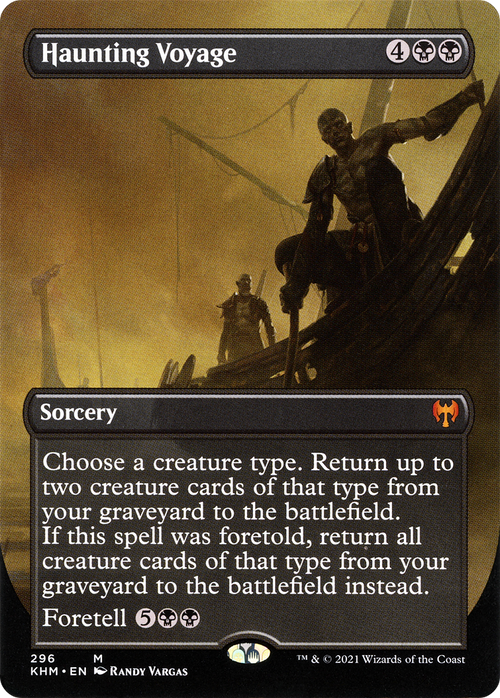 Haunting Voyage (Borderless) (KHM-296) - Kaldheim (Borderless) Foil