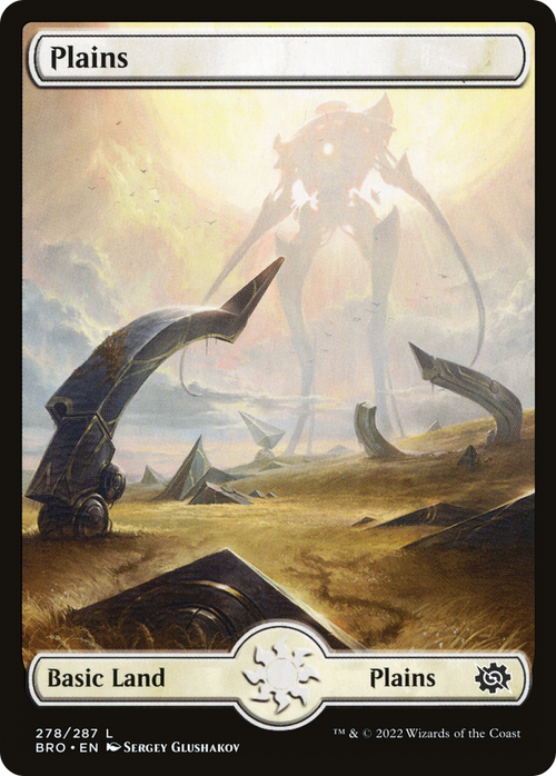 Plains (278) - Full Art (BRO-278) - The Brothers' War Foil