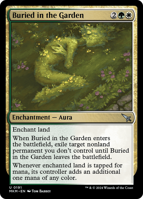 Buried in the Garden (MKM-191) - Murders at Karlov Manor Foil