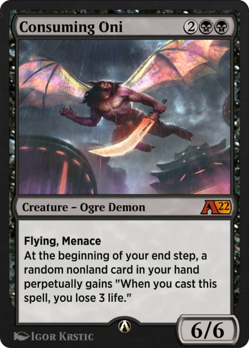 Consuming Oni (YNEO-017) - Alchemy: Kamigawa