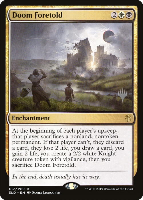 Doom Foretold (PPELD-187P) - Throne of Eldraine Promos
