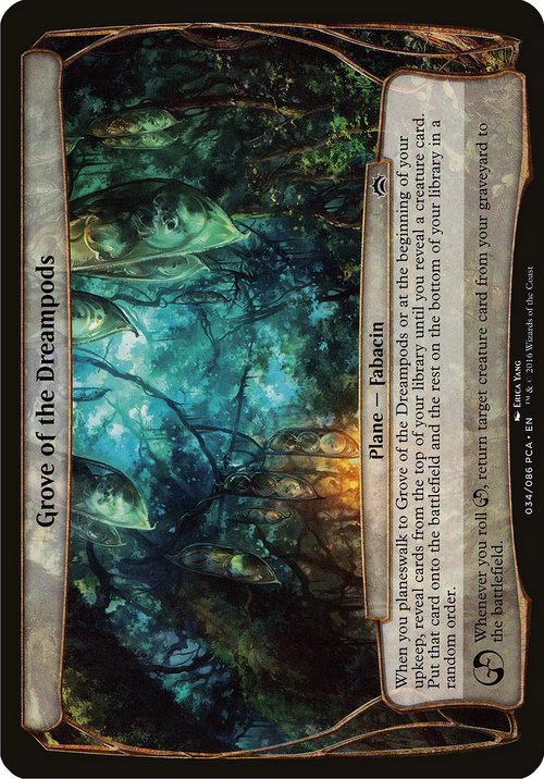 Grove of the Dreampods (Planechase Anthology) (OVER-034) - Planechase Anthology Planes