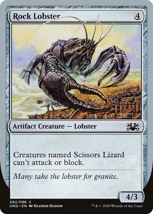 Rock Lobster (UND-082) - Unsanctioned