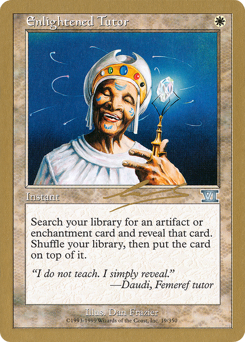 Enlightened Tutor - 2000 Nicolas Labarre (6ED) (WCD-) - World Championship Decks 2000