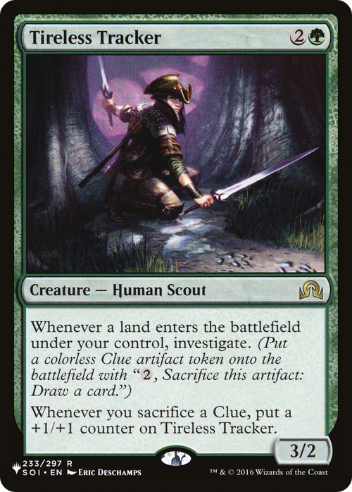 Tireless Tracker (PLST-SOI-233) - The List