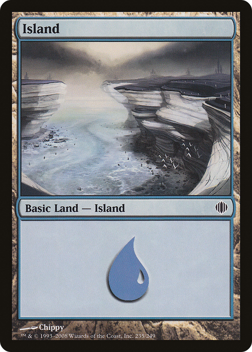 Island (235) (ALA-235) - Shards of Alara Foil