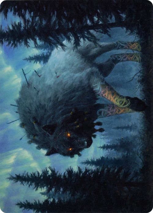 Sarulf, Realm Eater // Sarulf, Realm Eater (ASKHM-065) - Art Series: Kaldheim (Borderless) Foil
