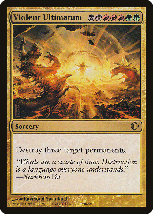 Violent Ultimatum (ALA-206) - Shards of Alara