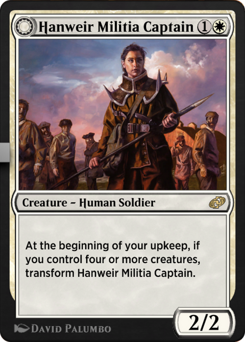 Hanweir Militia Captain // Westvale Cult Leader (J21-090) - Jumpstart: Historic Horizons: (Double Faced Transform)