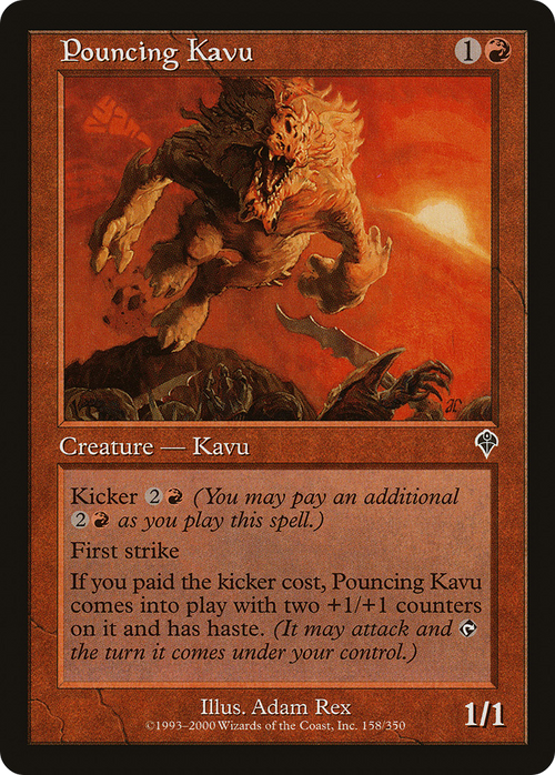 Pouncing Kavu (INV-158) - Invasion