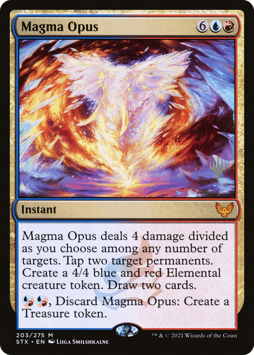 Magma Opus (PPSTX-203P) - Strixhaven: School of Mages Promos Foil