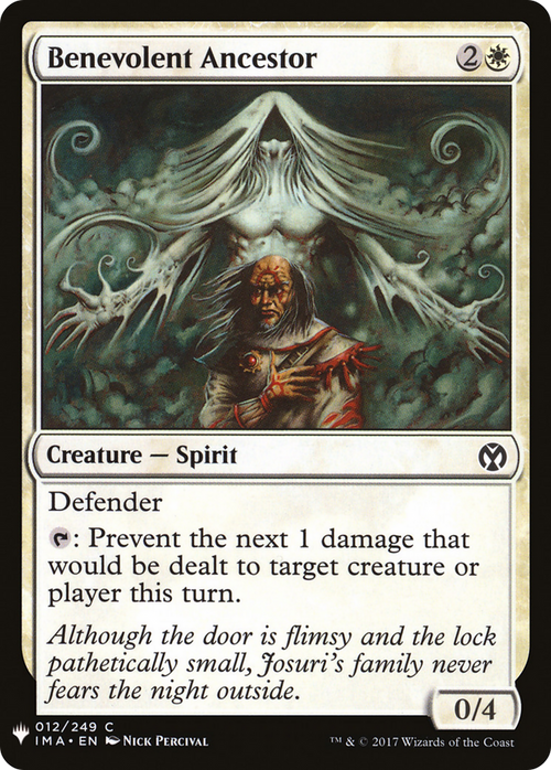 Benevolent Ancestor (LIST-IMA-12) - The List