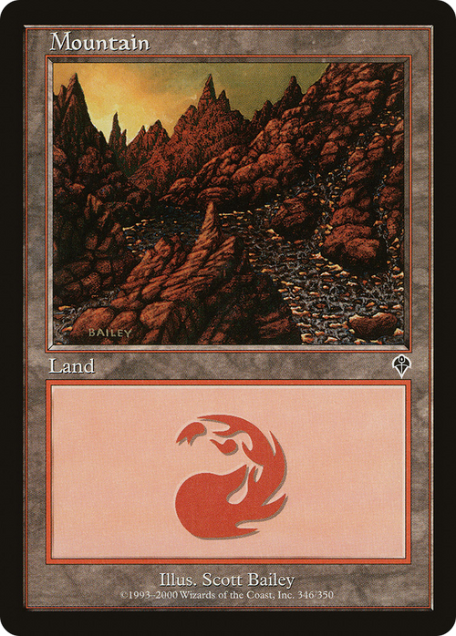 Mountain (346) (INV-346) - Invasion Foil