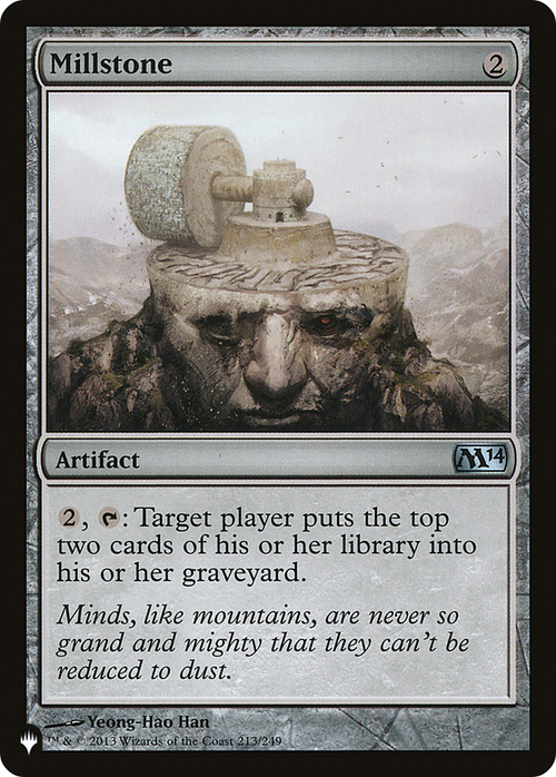 Millstone (M14) (LIST-M14-213) - The List
