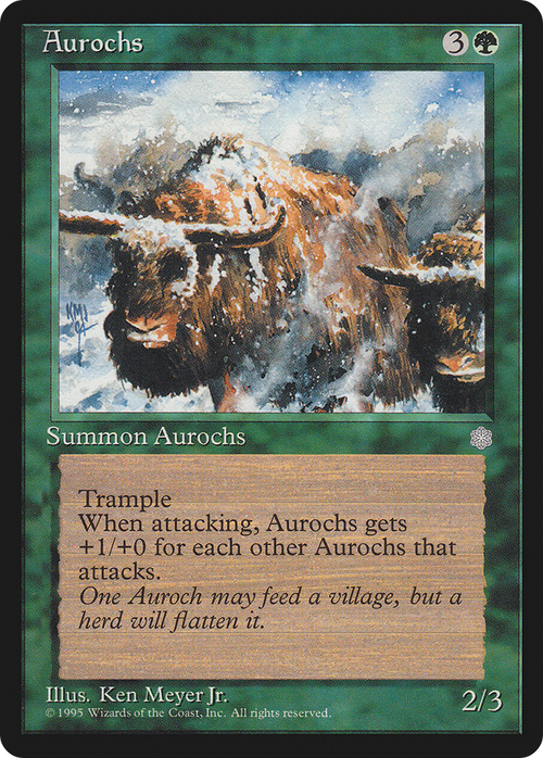 Aurochs (ICE-) - Ice Age
