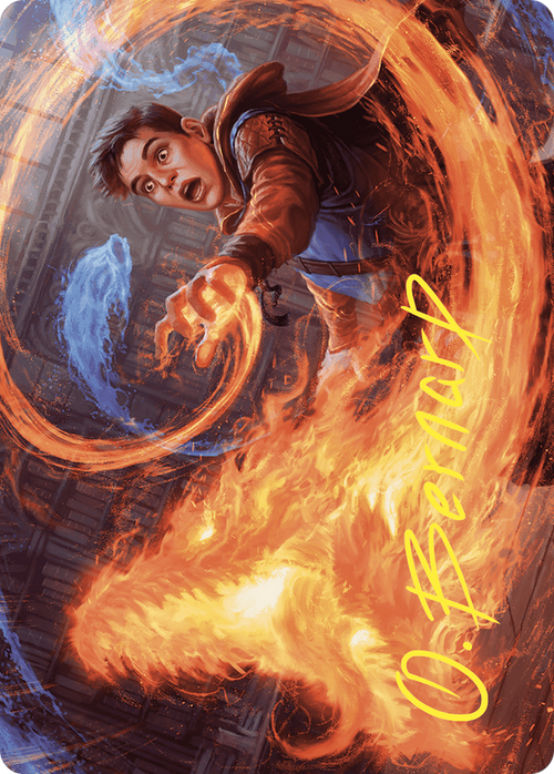 Frantic Firebolt // Frantic Firebolt (AWOE-016) - Wilds of Eldraine Art Series (Borderless)