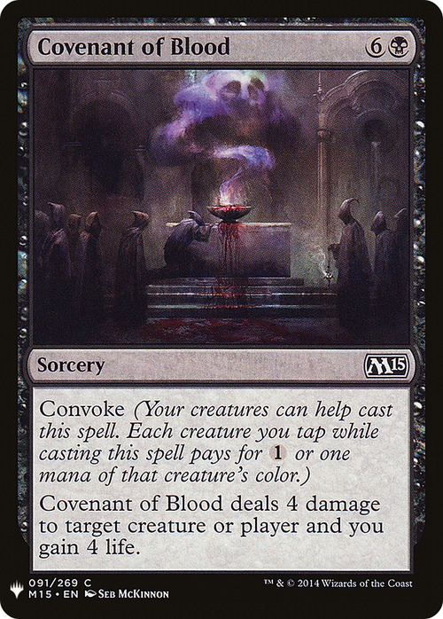 Covenant of Blood (LIST-M15-91) - The List