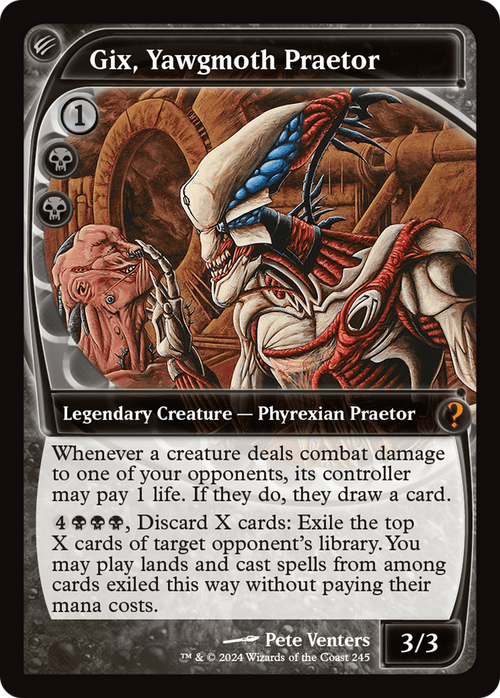 Gix, Yawgmoth Praetor (Future Sight) (MB2-245) - Mystery Booster 2 Foil